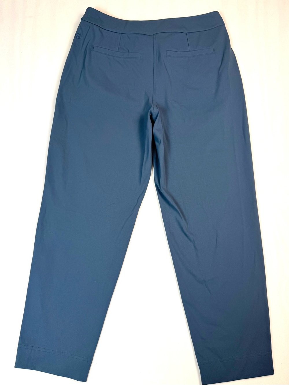 Lululemon Pull On Straight Leg Pants Blue Drawstring Stretch Women's Small - Picture 2 of 11